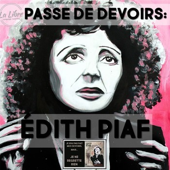 Teachers Pay Teachers thumbnail of the free French resource Edith Piaf homework passes