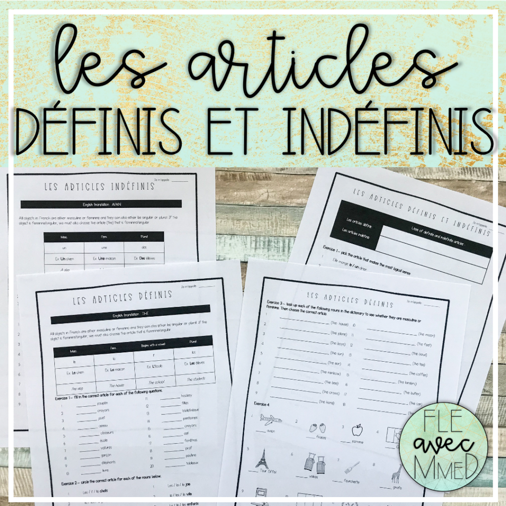 Definite Articles in French