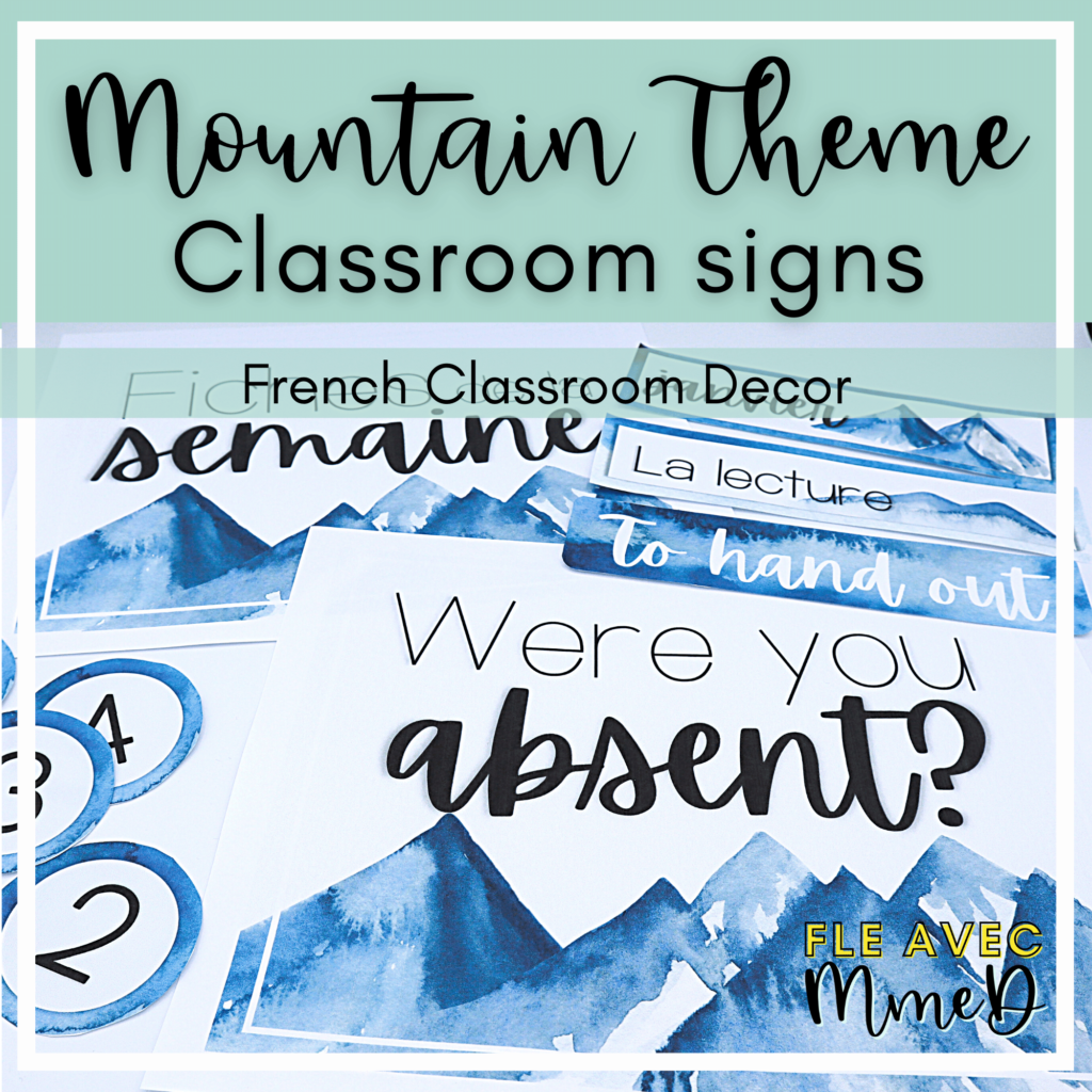 The Truth About French Classroom Decor Fle Avec Mmed