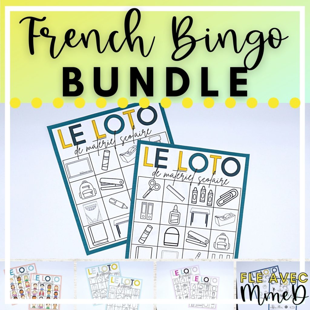 10 fun French games for the classroom FLE Avec MmeD