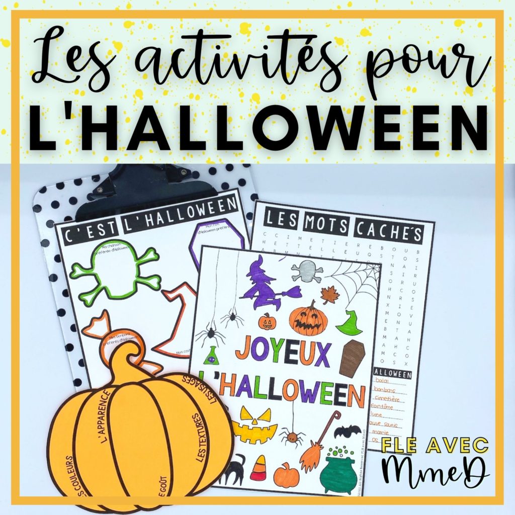 French French Halloween printables
