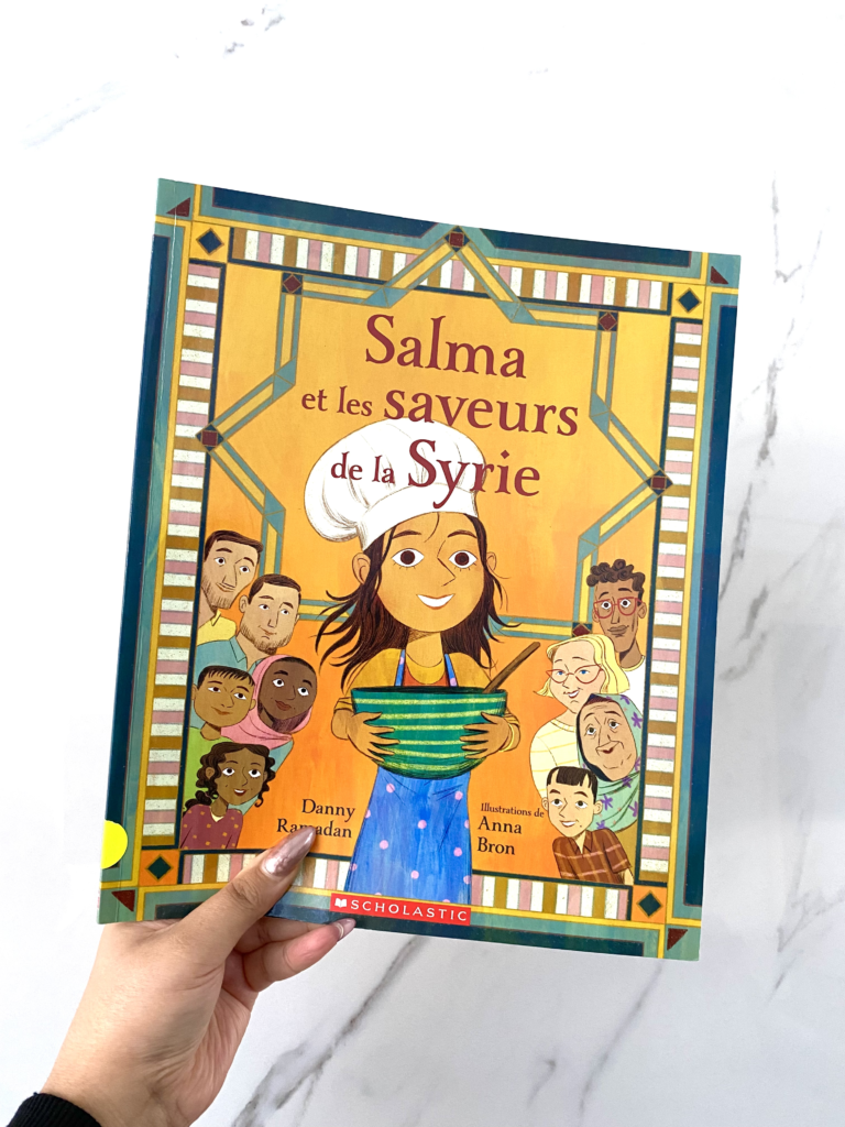 The French picture book called Salma et les saveurs de la Syrie